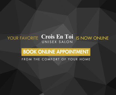 Mobile Banner showing online booking feature